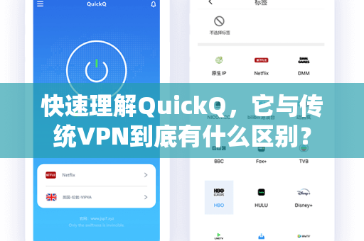快速理解QuickQ，它与传统VPN到底有什么区别？