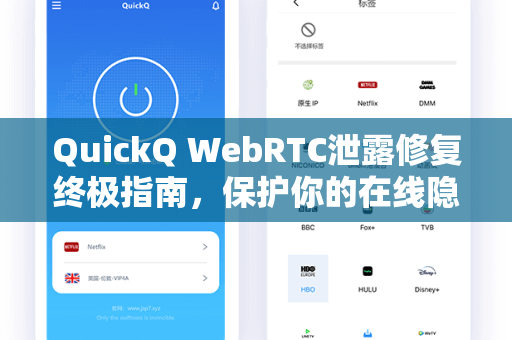 QuickQ WebRTC泄露修复终极指南，保护你的在线隐私与真实IP安全