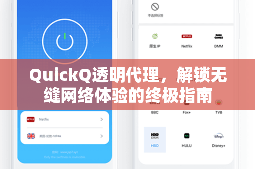 QuickQ透明代理，解锁无缝网络体验的终极指南
